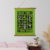 Freestyle-Roller Wandteppich Mit Holzrahmen (Schlafzimmer)