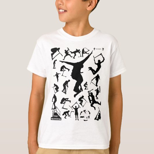 Freestyle Scooter-Stunt ALL STARS T-Shirt (Vorderseite)