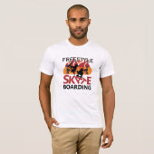 Freestyle Skateboarding T-Shirt (Vorne ganz)