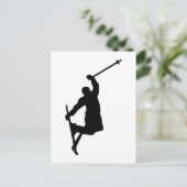 Freestyle-Ski Postkarte (Stehend Vorderseite)