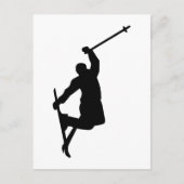 Freestyle-Ski Postkarte (Vorderseite)