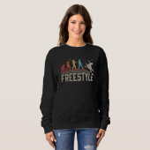 Freestyle Skier Evolution Man Apres Ski Sweatshirt (Vorne ganz)