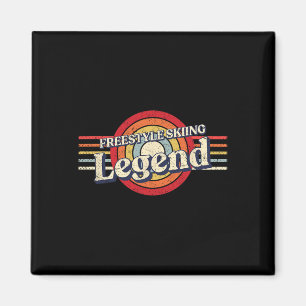 Freestyle Skifahren Legend Winter Sport Funny Free Magnet