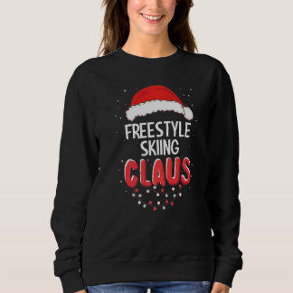 Freestyle-Skifahren Weihnachtsmann Weihnachten pas Sweatshirt
