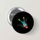 Freestyle-Skiing  Button (Vorne & Hinten)
