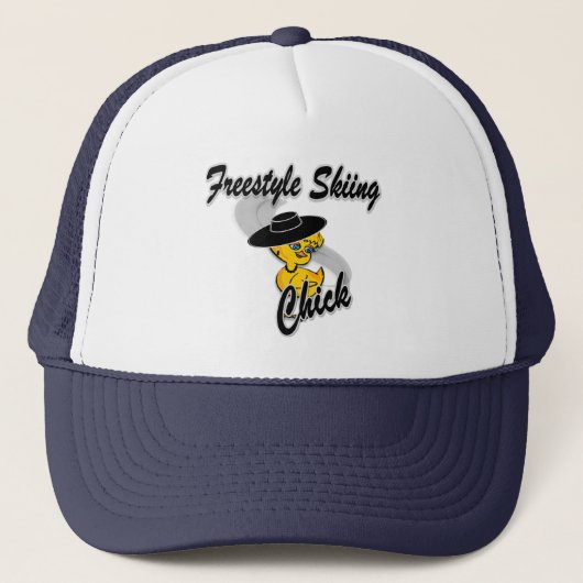 Freestyle Skiing Chick #4 Truckerkappe (Vorderseite)