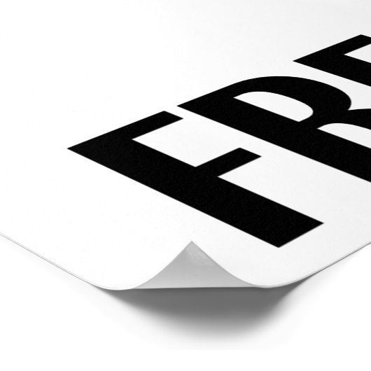 Freestyle Skiing Poster (Ecke)