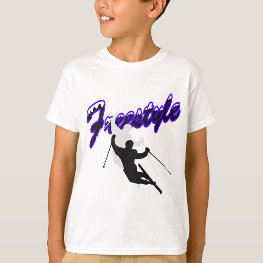 Freestyle Skiing T-Shirt (Vorderseite)