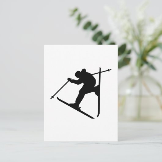 Freestyle-Skisprung Postkarte (Stehend Vorderseite)