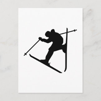 Freestyle-Skisprung Postkarte