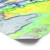 Freestyle Stuntman-Motocross Rider Poster (Ecke)