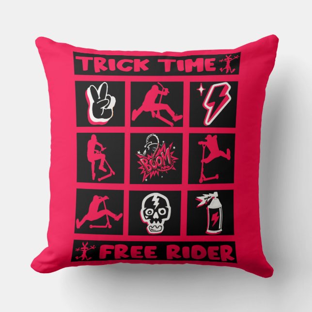 Freestyle Trick Scooter Kissen (Vorderseite)