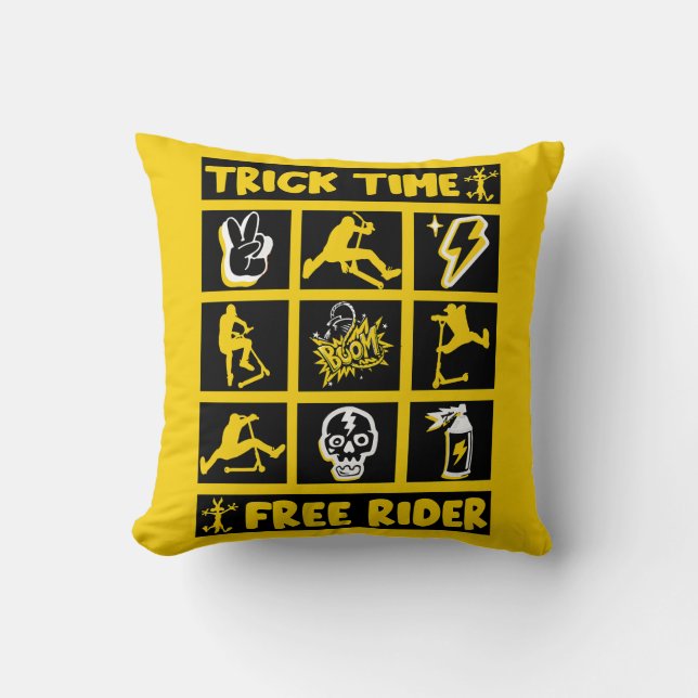 Freestyle Trick Scooter Kissen (Vorderseite)