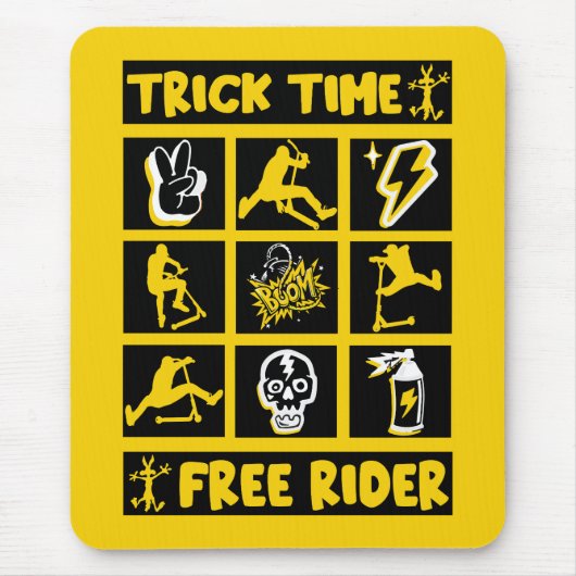 Freestyle Trick Scooter Mousepad (Vorne)