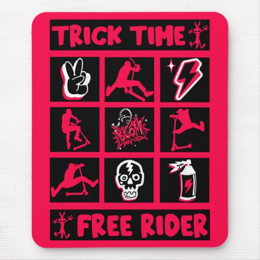 Freestyle Trick Scooter Mousepad (Vorne)