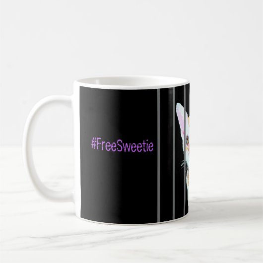 #FreeSweetie Kätzchen-Tasse Kaffeetasse (Links)