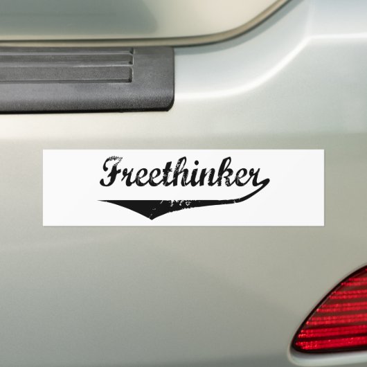 Freethinker 2 autoaufkleber (Auf Auto)