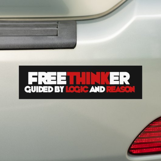 Freethinker Autoaufkleber (Auf Auto)