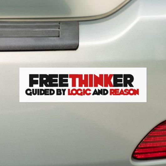 Freethinker Autoaufkleber (Auf Auto)