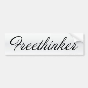 Freethinker-Autoaufkleber Autoaufkleber