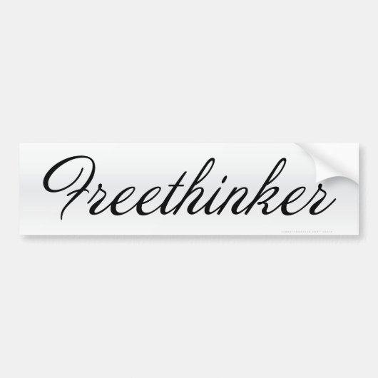 Freethinker-Autoaufkleber Autoaufkleber (Vorne)