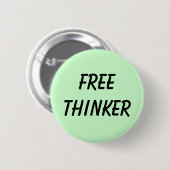 FREETHINKER BUTTON (Vorne & Hinten)