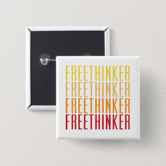 Freethinker Button (Vorne & Hinten)