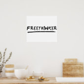 Freethinker Paintbrush Poster (Küche)