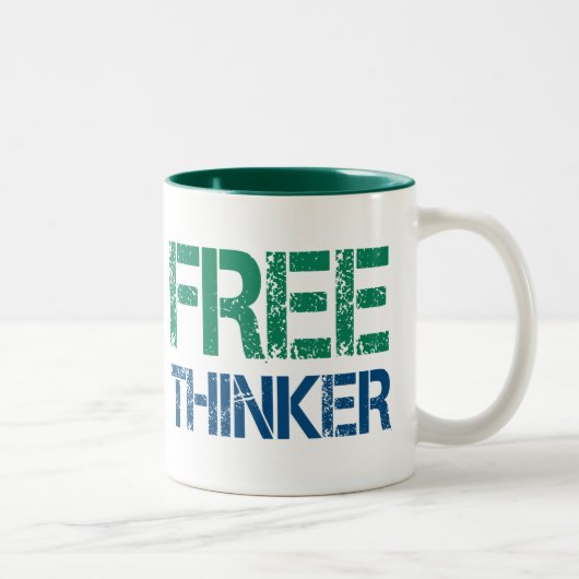 Freethinker Zweifarbige Tasse (Rechts)