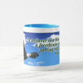 Freethinkerzitat Tasse (Zentrum)