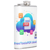 FreeToolsPDF – Digitale Power auf deinem Shirt! Flachmann (Rechts)