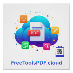 FreeToolsPDF – Digitale Power auf deinem Shirt! Poster