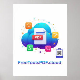 FreeToolsPDF – Digitale Power auf deinem Shirt! Poster
