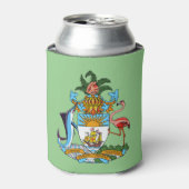 Freetown, Bahamas mit Marlin & Ship (Eleuthera) Dosenkühler (Kanne Vorderseite)