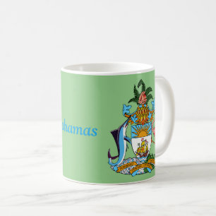 Freetown, Bahamas mit Wappen (Eleuthera) Kaffeetasse