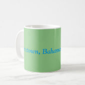 Freetown, Bahamas mit Wappen (Eleuthera) Kaffeetasse (Vorderseite Links)