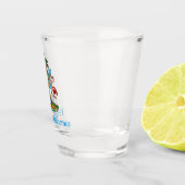 Freetown, Bahamas mit Wappen (Eleuthera) Schnapsglas (Rechts)