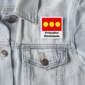 Freetown Christiania Flag Button (Beispiel)