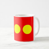 Freetown Christiania Flag Kaffeetasse (VorderseiteRechts)