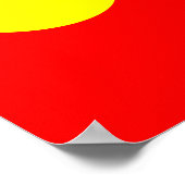 Freetown Christiania Flag Poster (Ecke)