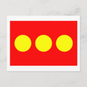 Freetown Christiania Flag Postkarte (Vorderseite)