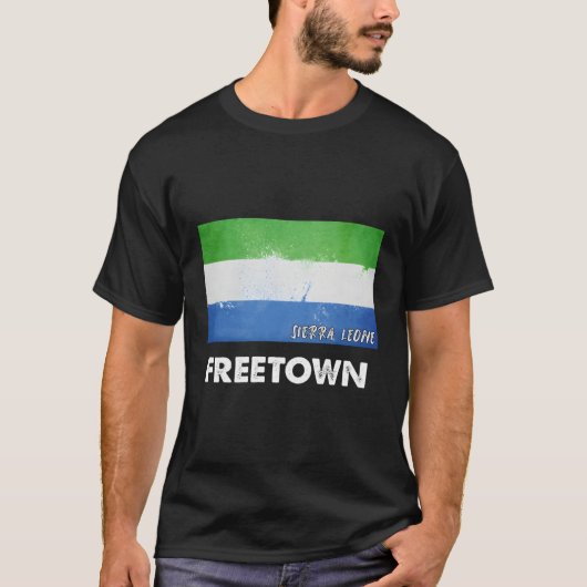 Freetown Sierra Leone T-Shirt (Vorderseite)