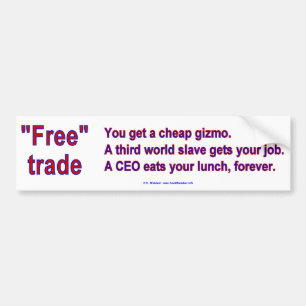 FreeTradeGizmo Autoaufkleber