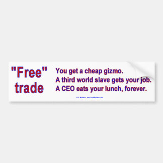 FreeTradeGizmo Autoaufkleber