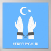 #FREEUYGHUR POSTER (Vorne)
