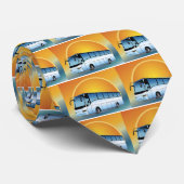 FreeVector-Bus Transportreise Krawatte (Gerollt)