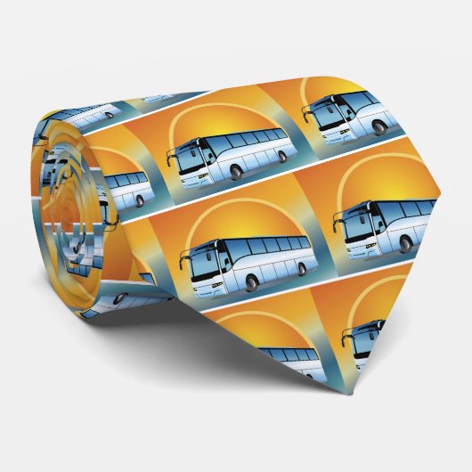 FreeVector-Bus Transportreise Krawatte (Gerollt)