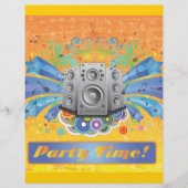 FreeVector-Party-Footage.ai Flyer (Vorne)
