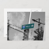 Freeway 10 West-Zeichen Postkarte (Vorne/Hinten)