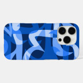 Freeway Abstrakt Retro Psychedelic Blue Case-Mate iPhone Hülle (Rückseite (Horizontal))